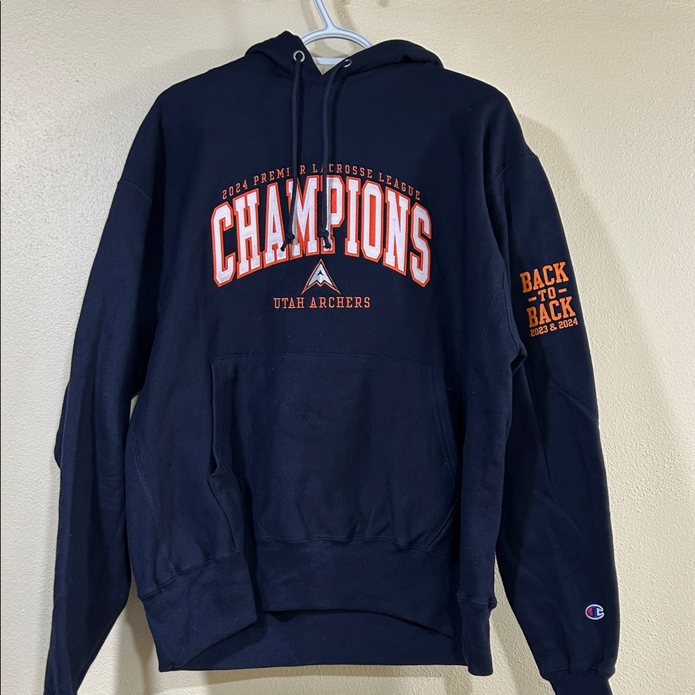 GORGEOUS Champion Hoodie Utah Archers LaCrosse, Men’s Large NWT Retail $75